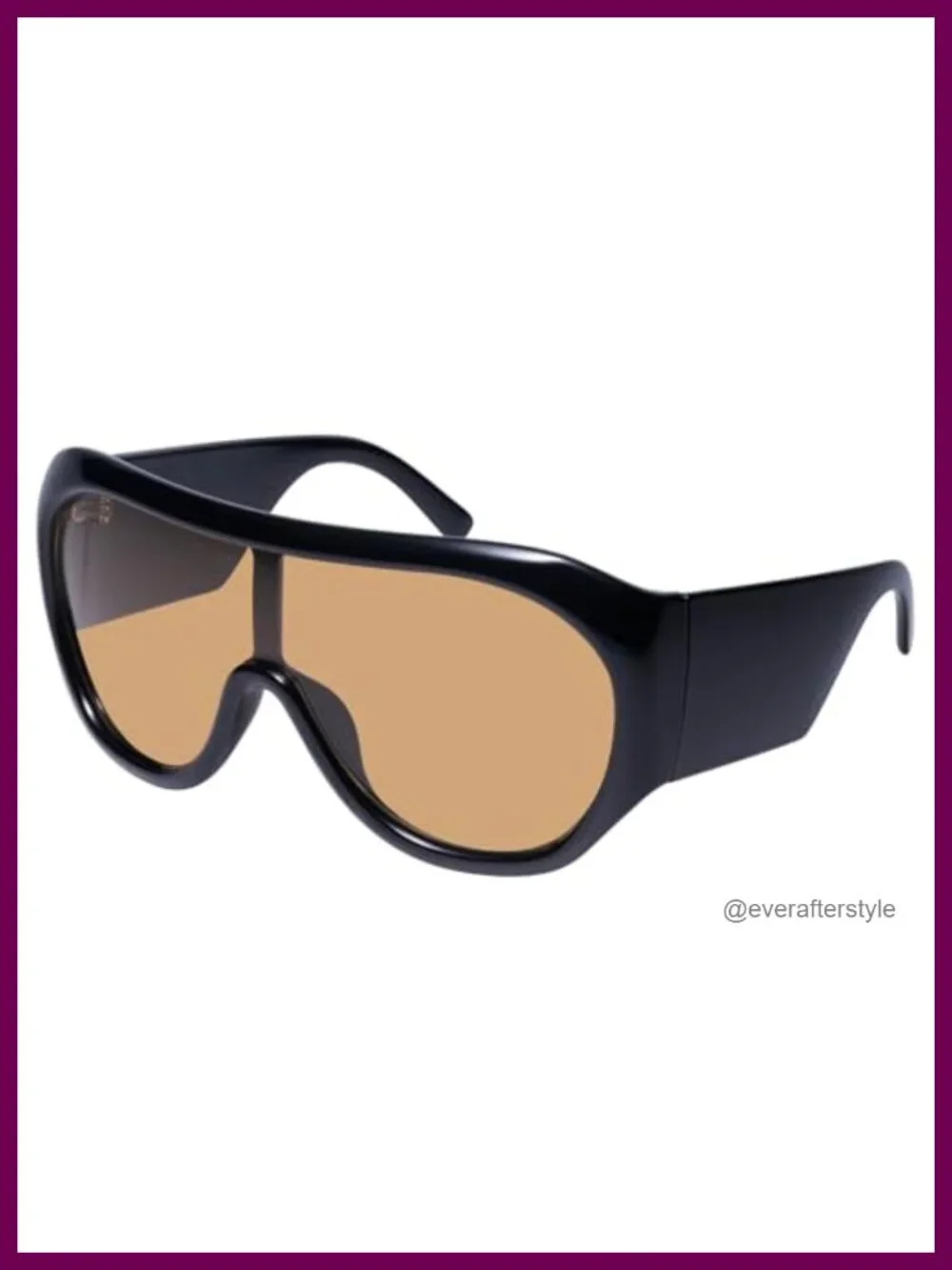 Oversized Shield Sunglasses for Women UV400 Protection Y2K Chunky Wrap Around